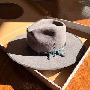 Gray Fedora Hat